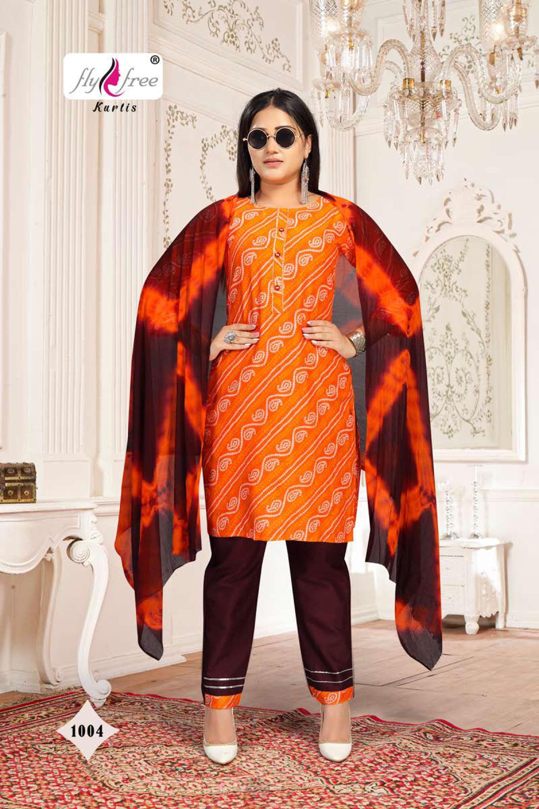 Fly Free Suncity 1 Ethnic Wear Cotton Printed Ready Made Collection
